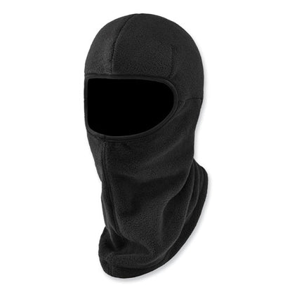 N-ferno 6893z Balaclava With Zipper For Bump Cap Insert, Polyester Fleece, One Size Fit Most, Black