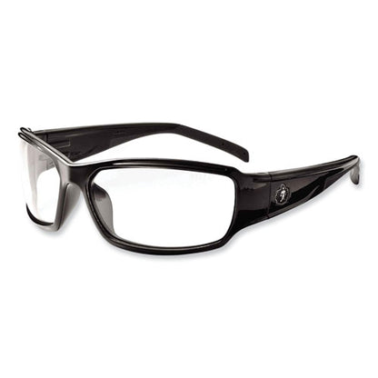 Skullerz Thor Safety Glasses, Black Nylon Impact Frame, Anti-fog Clear Polycarbonate Lens