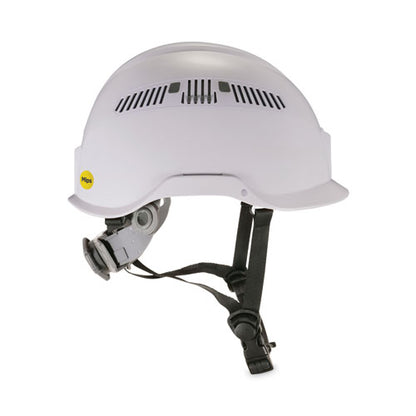 Skullerz 8975-mips Class C Safety Helmet With Mips Elevate Ratchet Suspension, White