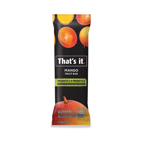 Nutrition Bar, Probiotic Mango Fruit, 1.2 Oz Bar, 12/carton