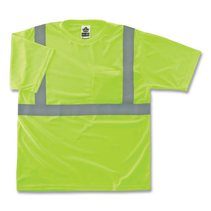 Glowear 8289 Class 2 Hi-vis T-shirt, Polyester, Lime, X-large