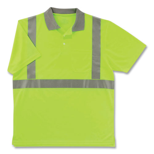 Glowear 8295 Class 2 Hi-vis Polo Shirt, 2x-large, Lime