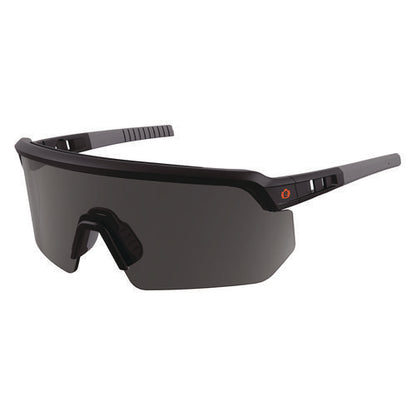 Skullerz Aegir Anti-scratch/enhanced Anti-fog Safety Glasses, Black Nylon Impact Frame, Smoke Polycarbonate Lens