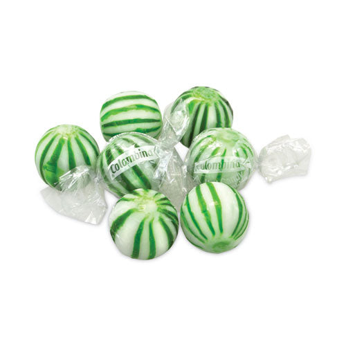 Jumbo Spearmint Balls, 0.04 Oz, 120 Balls/bag, 1 Bag/carton