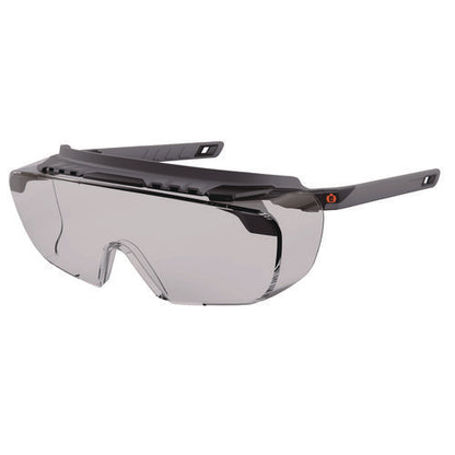 Skullerz Osmin Safety Glasses, Matte Black Polycarbonate Frame, Indoor/outdoor Polycarbonate Lens