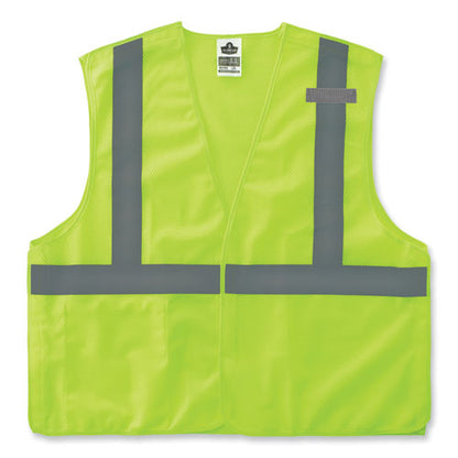 Glowear 8215ba-s Single Size Class 2 Economy Breakaway Mesh Vest, Polyester, 5x-large, Lime