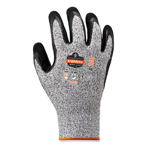 Proflex 7031 Ansi A3 Nitrile-coated Cr Gloves, Gray, 2x-large, Pair