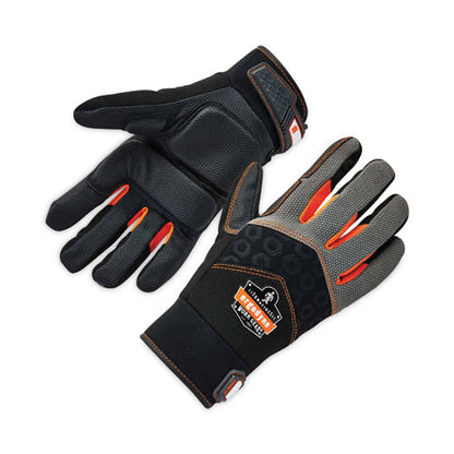 Proflex 9001 Full-finger Impact Gloves, Black, 2x-large, Pair