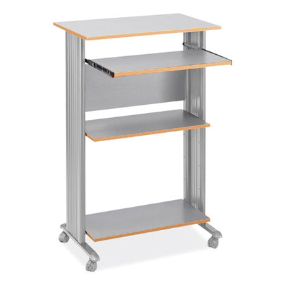 Muv Standing Desk, 29.5" X 22" X 45", Gray