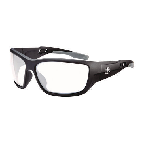 Skullerz Baldr Anti-scratch/anti-fog Safety Glasses, Matte Black Nylon Impact Frame, Clear Polycarbonate Lens