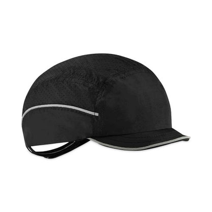 Skullerz 8955 Lightweight Bump Cap Hat, Micro Brom, Black