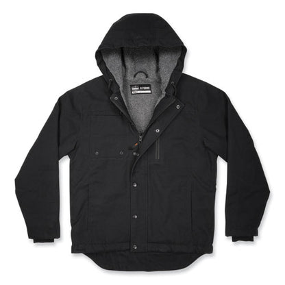 N-ferno 6468 Duck Canvas Work Jacket, X-large, Black