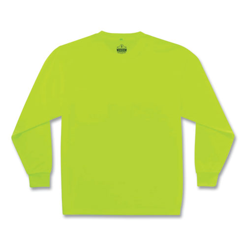 Glowear 8091 Non-certified Hi-vis Long Sleeve Shirt, Large, Lime