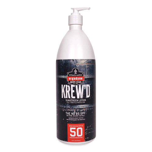 Krewd 6355 Spf 50 Sunscreen Lotion, 32 Oz Pump Bottle