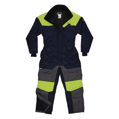 N-ferno 6475 Insulated Freezer Coverall, Small, Navy