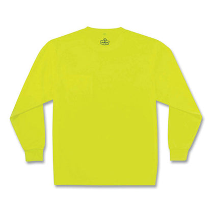 Glowear 8091 Non-certified Hi-vis Long Sleeve Shirt, Small, Lime