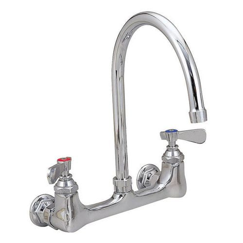 Workforce Standard Duty Faucet, 7.88" Height/3" Reach, Chrome-plated Brass