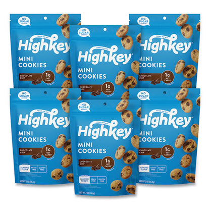 Chocolate Chip Cookies, 2 Oz, Bag, 6/carton