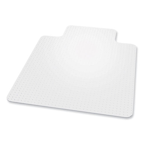 Everlife Chair Mat For Flat Pile Carpet With Lip, 36 X 48, Clear