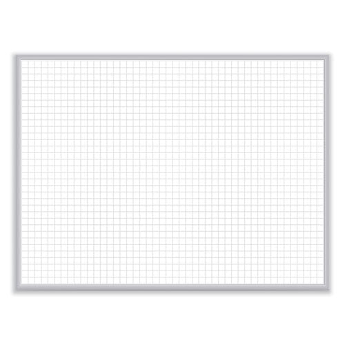 Non-magnetic Whiteboard With Aluminum Frame, 24" X 17.81", White Surface, Satin Aluminum Frame