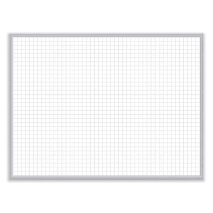 Non-magnetic Whiteboard With Aluminum Frame, 24" X 17.81", White Surface, Satin Aluminum Frame