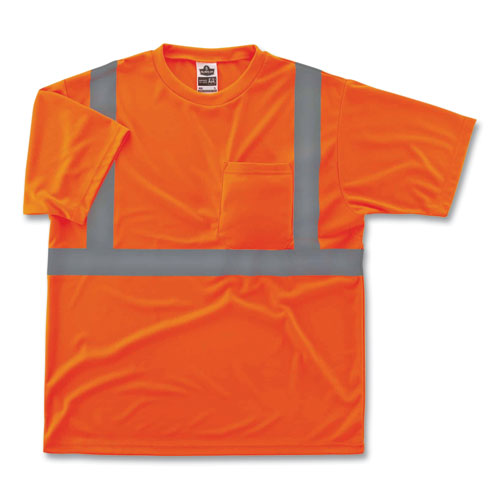 Glowear 8289 Class 2 Hi-vis T-shirt, Polyester, Orange, Medium