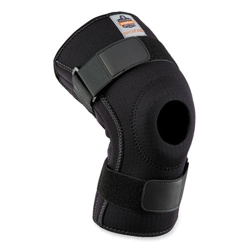 Proflex 620 Open Patella Spiral Stays Knee Sleeve, 2x-large, Black