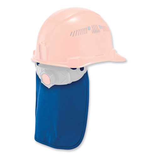 Chill-its 6717 Cooling Hard Hat Pad And Neck Shade - Polymers, 12.5 X 9.75, Blue