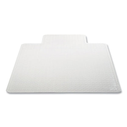 Duramat Moderate Use Chair Mat For Low Pile Carpeting, Lipped, 45 X 53, Clear, 50/pallet