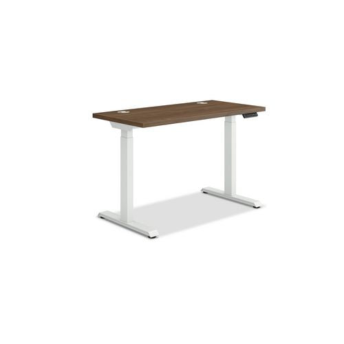 Coordinate Height Adjustable Desk Bundle 2-stage, 46" X 22" X 27.75" To 47", Pinnacle\designer White