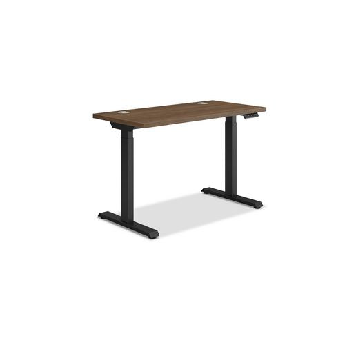 Coordinate Height Adjustable Desk Bundle 2-stage, 46" X 22" X 27.75" To 47", Pinnacle\black