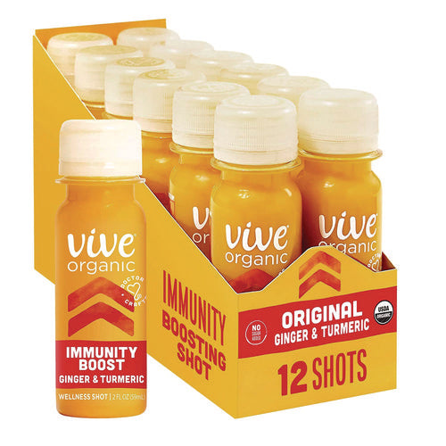 Immunity Boost, Ginger, 2 Oz Bottle,12/carton