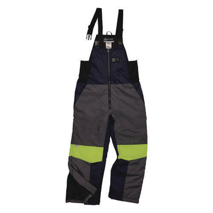 N-ferno 6477 Insulated Cooler Bib Overall, Large, Navy