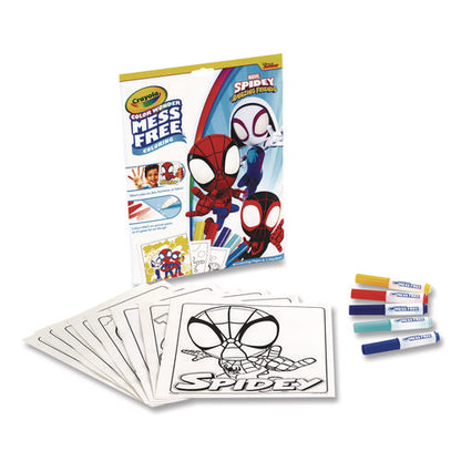 Spidey And His Amazing Friends Color Wonder Kit, (18) Action-packed Coloring Pages; (5) Spider-man Collection Markers