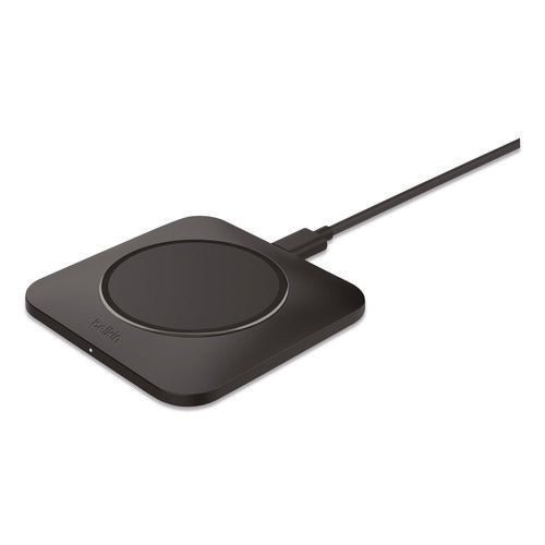 Boost Charge Pro Universal Easy Align Wireless Charging Pad, Qi Wireless Charging, 15 W, Black