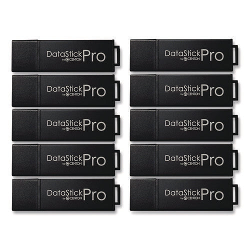 Datastick Pro Usb 3.2 Type A Flash Drive, 32 Gb, Black, 10/pack