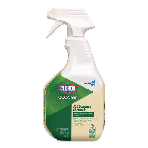 Clorox Pro Ecoclean Multipurpose Cleaner, Unscented, 32 Oz Spray Bottle