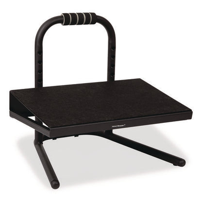 Adjustable Height Tilt Foot Rest, 14.25 X 15 D X 14.5 H, Black