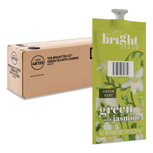 The Bright Tea Co. Green With Jasmine Tea Freshpack, Green With Jasmine, 40/carton