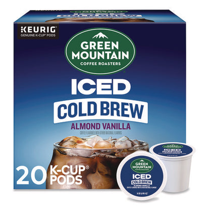 Almond Vanilla Brew Over Ice Coffee K-cups, 0.21 Oz, 20/box