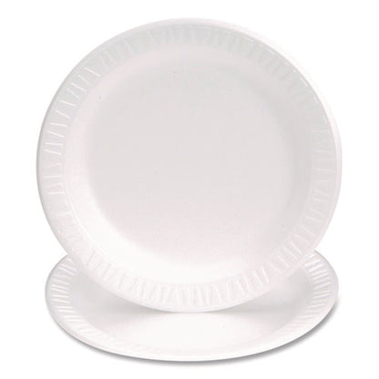 Concorde Foam Plates, 9" Dia, White, 125/pack