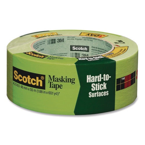 Green Masking Tape, 3" Core, 1.88 X 60 Yds