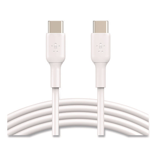 Boost Charge Usb-c To Usb-c Cable, 3.3 Ft, White, 2/pack