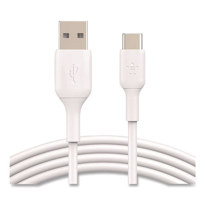 Boost Charge Usb-c To Usb-a Cable, 3.3 Ft, White, 2/pack