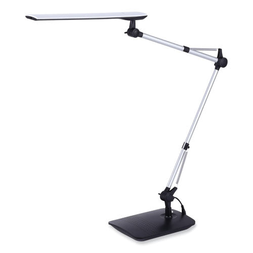 Dual Swing Arm Dimmable Desk Lamp, 19.69" High, Black