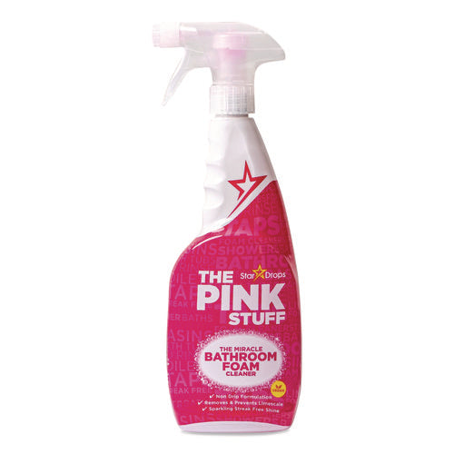 The Miracle Bathroom Foam Cleaner, Fruity Scent, 25.4 Oz Trigger Spray Bottle