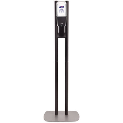 Es10 Dispenser Floor Stand With Automatic Hand Sanitizer Dispenser, 15.56 X 11.75 X 51.82, Graphite