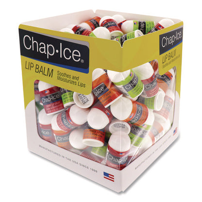 Lip Balm, Cherry/kiwi/orange Flavors, 1" Tube, 100/box