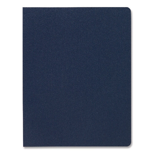 Solids Presentation Covers For Binding Systems, Unpunched, 11 X 8.75, Navy, 25/pack