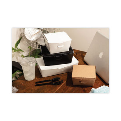Earthchoice Onebox Paper Box, 46 Oz, 4.5 X 4.5 X 3.25, White, 200/carton